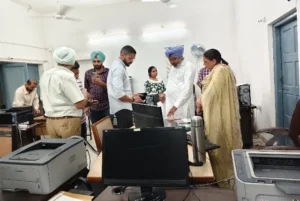 मंत्री हरपाल सिंह चीमा ने पटियाला में विभागीय कार्यालयों का लिया जायजा