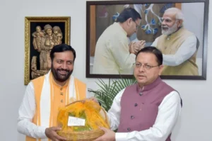 हरियाणा-उत्तराखंड सीएम मिले, देहरादून में हुई मुलाकात