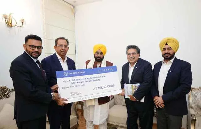 'चढ़दी कला मिशन' को एलएंडटी के कर्मचारियों ने किया 5 करोड़ रुपये से सहयोग