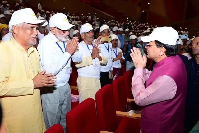 देहरादून में राज्य स्तरीय कार्यक्रम में शामिल हुए मुख्यमंत्री धामी