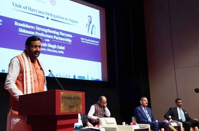 सीएम नायब सैनी की जापान में मुलाकात, तकनीक और निवेश पर हुई चर्चा