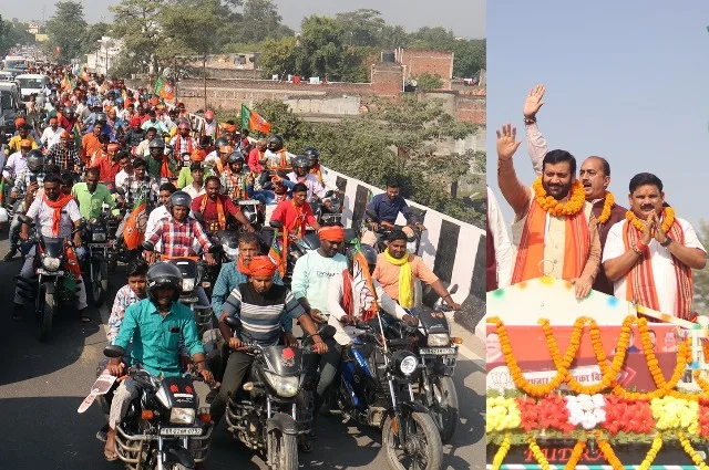 एनडीए प्रत्याशी के समर्थन में सैनी ने दिखाया दमखम, जनता में जबरदस्त उत्साह