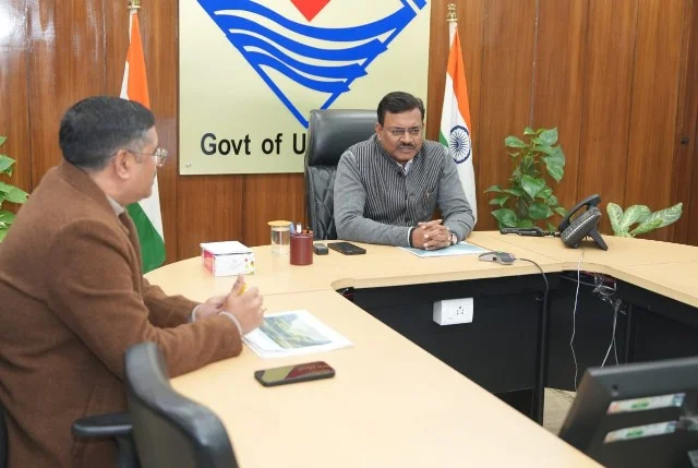 बांध परियोजनाओं पर बैठक, मुख्य सचिव आनंद वर्धन ने की समीक्षा