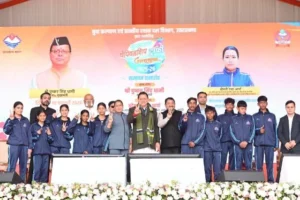 धामी ने मुख्यमंत्री चैम्पियनशिप ट्रॉफी 2025-26 के समापन समारोह में किया प्रतिभाग