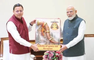 नई दिल्ली में धामी-मोदी भेंट, राज्य के विकास को लेकर हुई चर्चा