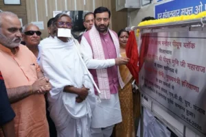 जैन आराधना मंदिर में कार्यक्रम, सीएम सैनी ने शांति और प्रेम का दिया संदेश