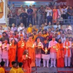 परमार्थ निकेतन पहुंचे मुख्यमंत्री धामी, भव्य गंगा आरती में हुए शामिल