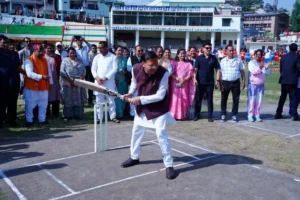 सुरेन्द्र सिंह वल्दिया स्टेडियम का नया क्रिकेट मैदान जनता को समर्पित