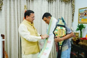 दिगंबर सिंह रावत की अंतरराष्ट्रीय उपलब्धि से बढ़ा उत्तराखंड का गौरव धामी