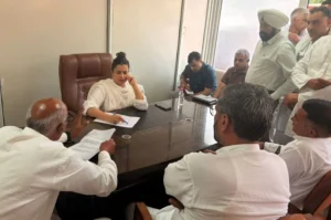 नहरी पानी और सिंचाई व्यवस्था को लेकर किसान प्रतिनिधियों ने मंत्री से की मुलाकात