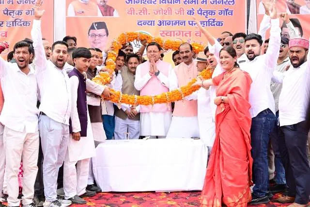प्रधानमंत्री मोदी के नेतृत्व में उत्तराखंड तेजी से प्रगति के पथ पर अग्रसर धामी