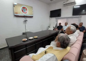 मंत्री विज ने शहरवासियों के साथ सुना प्रधानमंत्री का ‘मन की बात’ कार्यक्रम