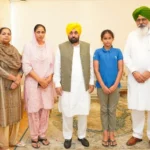 कबड्डी खिलाड़ी गुरजीत सिंह तूत के परिवार से मिले सीएम मान