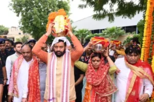 गुरु रविदास की कलश यात्रा राष्ट्रीय एकता का जन आंदोलन मुख्यमंत्री