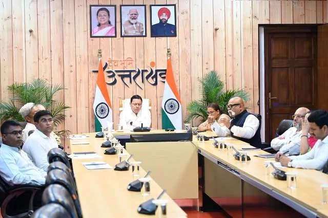 गौलापार में बन रहे क्रीड़ा विश्वविद्यालय के निर्माण कार्यों की मुख्यमंत्री ने ली जानकारी