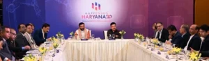 ग्लोबल इन्वेस्टमेंट फर्मों के साथ सीएम सैनी की बैठक
