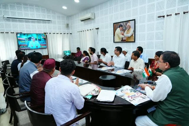 धामी सरकार की पांच वर्षों की उपलब्धियों पर बना विशेष गीत