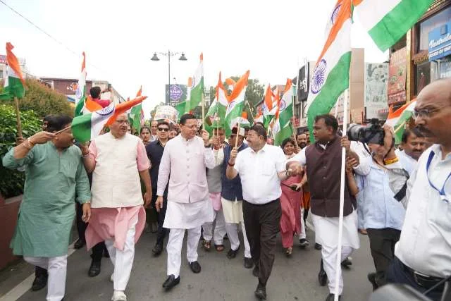 निकली हर घर तिरंगा यात्रा, मुख्यमंत्री ने बढ़ाया देशभक्ति का उत्साह