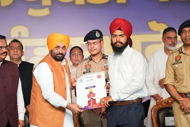 पंजाब पुलिस को मिले 1,746 नए जवान, सीएम मान ने दी नियुक्ति की सौगात
