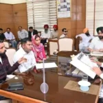 कर्मचारी यूनियनों से मिले वित्त मंत्री हरपाल सिंह चीमा