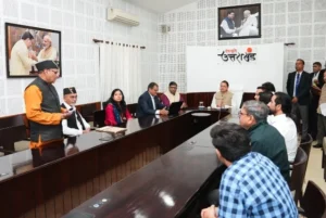 धामी की कुमाऊँनी आवाज से शुरू हुआ भाषा AI अभियान
