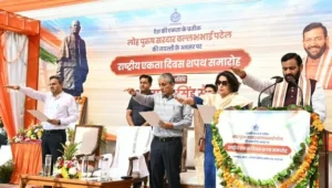 सरदार पटेल ने देश की रियासतों को एक सूत्र में पिरोया - सीएम